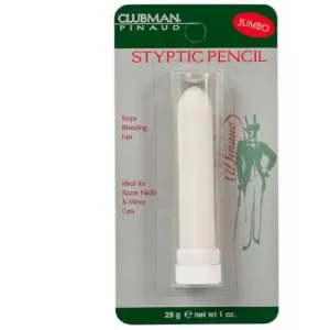 Clubman Jumbo Styptic Pencil, 1 oz, White - product information 2