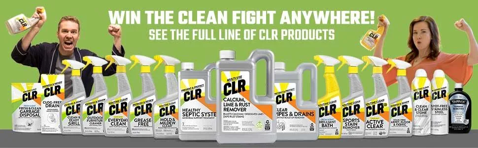 CLR Healthy Septic System, Microbial Support Treatment, 14 Ounce Bottle - Jelmar - Win The Clean Fight Anywhere