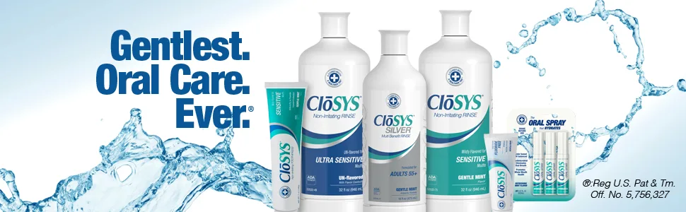 CloSYS Fluoride Toothpaste, 7 Ounce, Gentle Mint, Whitening, Enamel Protection, Sulfate Free 7 Ounce (Pack of 1) - Closys Oral Care