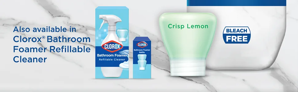 Clorox Multi-Purpose Cleaning Spray System Starter Kit, 1 All-Purpose Cleaner, 1 Spray Bottle and 3 Refills, Citrus Groves, 1.13 oz Each Multi-Purpose Cleaner Starter Kit - clorox spray disinfectant;clorox bleach;clorox clean up with bleach;antibacterial spray;cleaning