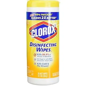 Clorox Disinfecting Wipes, Lemon Fresh Scent, 35 ct - product information 1
