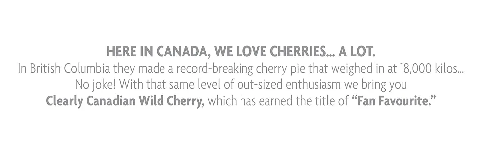 Clearly Canadian Wild Cherry Sparkling Spring Water Beverage, Natural & Carbonated, Flavored Seltzer Water, 1 Case (12 Bottles x 325mL) - clearly canadian wild cherry