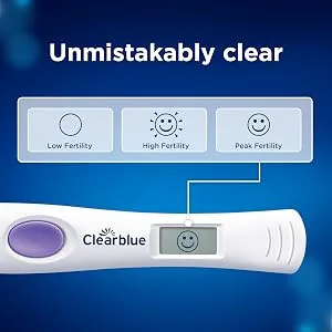 Clearblue Digital Ovulation Predictor Kit, Featuring Ovulation Test with Digital Results, 20 Digital Ovulation Tests 20 Ovulation Tests - Advanced Digital ovulation test with smiley face - Clearblue provides unmistakeable results