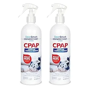 CleanSmart CPAP Disinfectant Spray, 16 oz (Pack of 2) - 16 oz cpap 2 pack