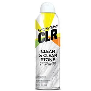 Clean & Clear Stone, Granite, Marble, and Stone Cleaner, 12 Ounce Aerosol Spray Can - CLR CLEAN & CLEAR STONE