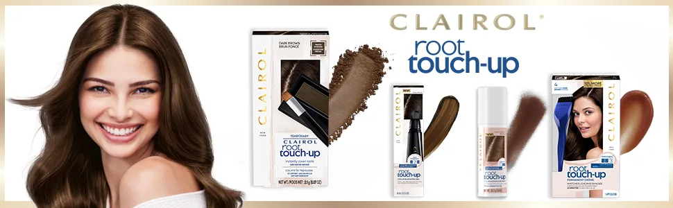 Clairol Root Touch-Up Temporary Concealing Powder, Medium Brown Hair Color, Pack of 1 1 Count (Pack of 1) Powder - Clairol root touch up Powder