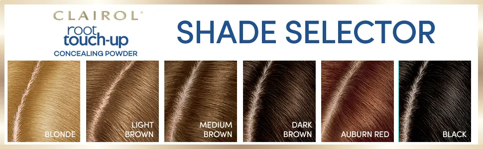 Clairol Root Touch-Up Temporary Concealing Powder, Medium Brown Hair Color, Pack of 1 1 Count (Pack of 1) Powder - Clairol Root Touch Up Shade selector