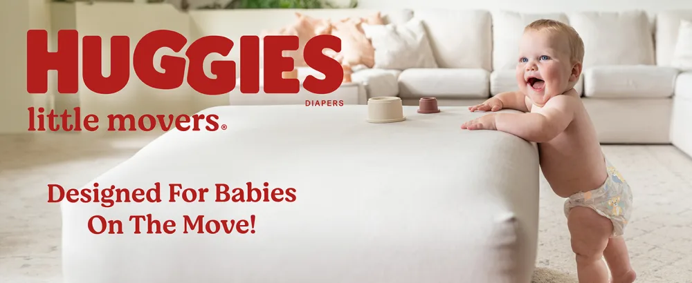 Diapers Size 4 - Huggies Little Movers Disposable Baby Diapers 140ct One Month Supply Size 4 (140 Count) - Little Movers