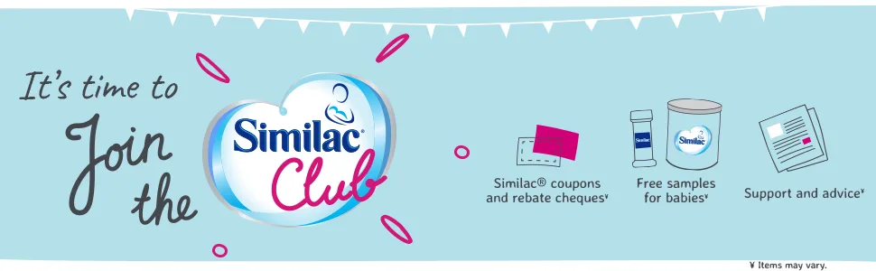 Similac Advance Step 2 Non-GMO Baby Formula Concentrated Liquid 12 x 385 mL 6-24 Months - Join the Similac Club & receive coupons, cheques, samples, and more