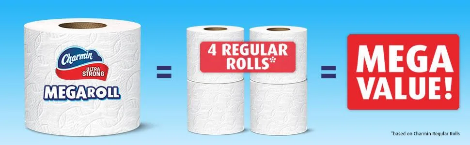 Charmin Ultra Strong Toilet Paper Mega Roll 24 Count - product information 1