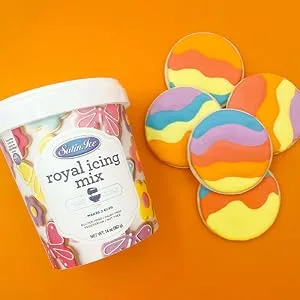 Satin Ice Royal Icing Mix - 397gm - Pail - Storage