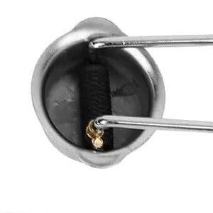 SelWatty Flint Spark Torch Igniter 1Pc Flints Spark Lighter Nickel-Plated Round Head Steel with 10Pcs Igniter Flints for Welding Brazing Life Saving Equipment - Flint Spark Torch Igniter