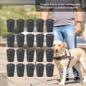 Replacement Reinforced Cane Tips Portable Cane Tips for Safety for Home Use - 1411200345411-3