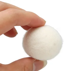 Drying Ball Reduce Static Electricity 6 Pcs Dehumidify High Density Wool Laundry Balls for Clothes Washing (5cm) - 1210230041112-2