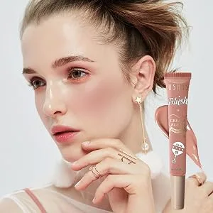 Cream Blushes for Cheeks - Long Wearing Matte Cream for Mature Skin - Hydrating Mousse Liquid Blushes Long Wearing Moisture Blushes Cheeks Lips Make Up Frifer 02 - Hydrating formula