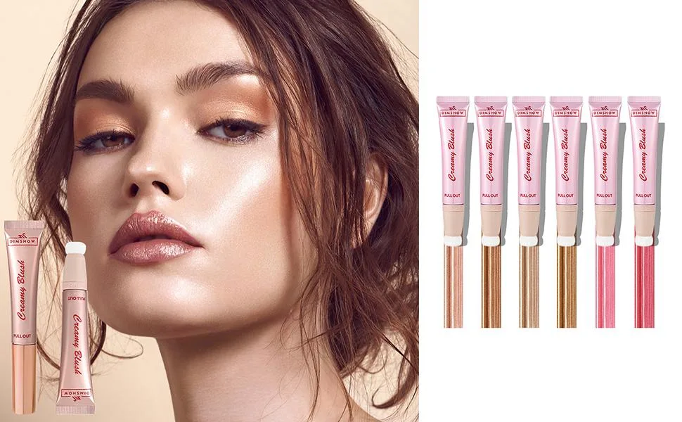 Pearl Highlighter Stick - Stick Makeup - With Sponge Head Eye Highlighter Pearlescent Liquid Blushes Cream Stick For Stage Show Frifer #11 - Contouring Blushes Stick,Contour Stick Makeup - With Sponge Head Cheek Highlighter Liquid Blushes