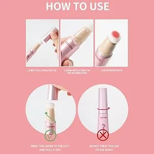 Pearl Highlighter Stick - Stick Makeup - With Sponge Head Eye Highlighter Pearlescent Liquid Blushes Cream Stick For Stage Show Frifer #11 - Highlight The Jaw