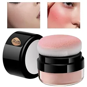 for Cheeks Soft Air C Natural Blusher for Cheeks - PoPowder Long-Wearing Matte Face Blusher for Dating Parties Frifer Orange Powder - Lightweight Texture