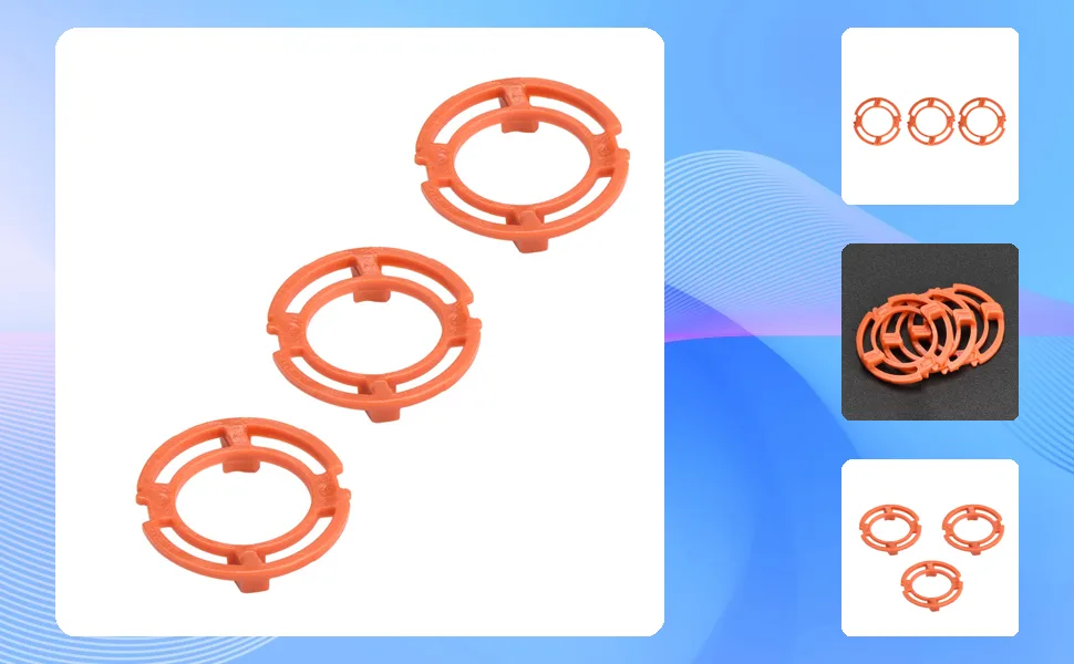 3PCS Orange Blade Retaining Rings Retaining-Plate Holder for Shaver Series 7000 9000 RQ12 Models - JY16761-1