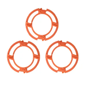 3PCS Orange Blade Retaining Rings Retaining-Plate Holder for Shaver Series 7000 9000 RQ12 Models - JY16761-3