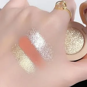 Powder Blush | 3-Color Blush Palette | Multi-Layer Waterproof Matte Long Lasting Blushes Mattes & Highlights Women Makeup Set Kit Frifer 2# Milk Peach - High Color Rendering The breathable Blush