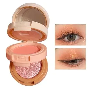 Powder Blush | 3-Color Blush Palette | Multi-Layer Waterproof Matte Long Lasting Blushes Mattes & Highlights Women Makeup Set Kit Frifer 2# Milk Peach - How to Use The unique air