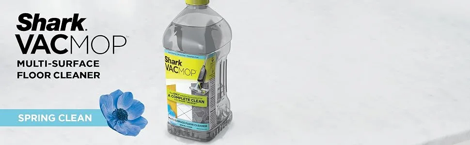 Shark VCM60C VACMOP Multi-Surface Cleaner Refill 2L Bottle Spring Clean Scent (Canadian Version) - VacMop, Floorcare, Solution, Mop refill, Floorcare, cleaning accessories