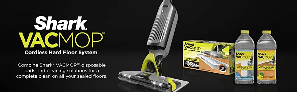 Shark VCM60C VACMOP Multi-Surface Cleaner Refill 2L Bottle Spring Clean Scent (Canadian Version) - VacMop, Floorcare, Solution, Mop refill, Floorcare, cleaning accessories