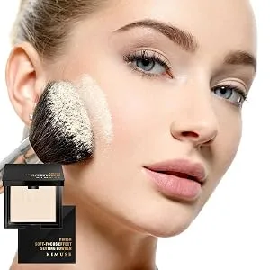 Matte Face Powder | Clean Setting Powder Long Lasting Portable Compact Lightweight Oil Control Clarifying Finishing Powder Minimizes Shine Smooths Face Skin Frifer #02 - Matte Effect