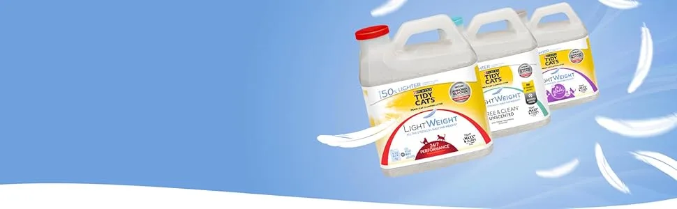 Tidy Cats 24/7 Performance Cat Litter LightWeight Multi-Cat - 5.44 kg Box 5.44 kg Box (1 Pack) - Tidy Cats Banner