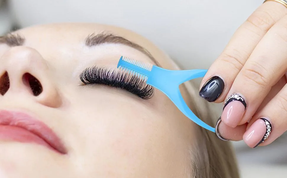 Frifer Lash Applicator Eyelashes Tools Mascara Shield Applicator Guard | Eyelash Tool Lash Buddy False Lashes Helper Lash Mascara Shield Applicator for Lashes Blue - Eyelash Applicator,3 in 1 Eyelashes Tools Mascara Shield Applicator Guard - Eyelash Tools Mascara
