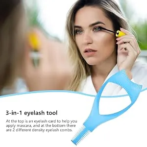 Frifer Lash Applicator Eyelashes Tools Mascara Shield Applicator Guard | Eyelash Tool Lash Buddy False Lashes Helper Lash Mascara Shield Applicator for Lashes Blue - Stunning Eye Makeover