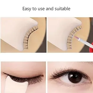 Frifer Eyelash Applying Tool | False Eyelash Applicator Clip | Makeup Artist Helper Lashes Artifact for Women Beginner Makeup - Easy to clean and maintain