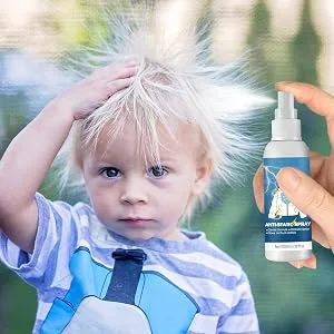 Anti Static Spray - Static Cling Remover Fabric Care Spray Travel Size Anti-Static Spray Static Cling Spray for Clothes 100ML - Natural Constituents