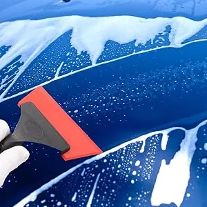 Car Window Squeegee Multi-Purpose Small Squeegee for Home | Window Tint Scrubber for Car Glass Shower Auto Red - Multipurpose Helper