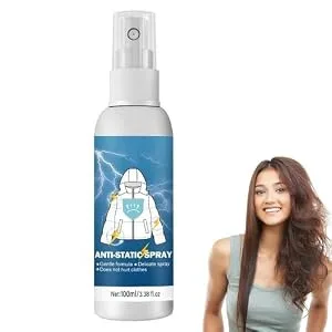 Anti Static Static Removal Spray Antistatic Spray Multi-purpose Static Removal Spray Spray Starch For Ironing Clothes For Clothes Safe And Effective Travel Size - Antistatic Spray