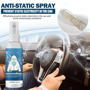 Anti Static Static Removal Spray Antistatic Spray Multi-purpose Static Removal Spray Spray Starch For Ironing Clothes For Clothes Safe And Effective Travel Size - Spray Starch For Ironing Clothes