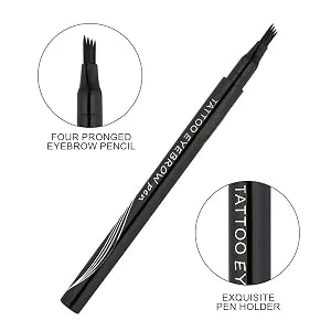 Multi-Fork Eyebrow Multi-Fork Pencils for Realistic Eyebrow Makeup Eyebrow Makeups with Natural Effect for Home Traveling Working Dating Gathering Frifer 3# Black - Revolutionize Your Brows