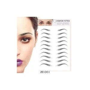 Stick On Eyebrows Temporary Brows - 3D Peel Off Long Lasting Waterproof Natural False Eyebrows Makeup Sticker For Eyebrow Grooming Shaping Frifer - Firmly Pasting The feature of the
