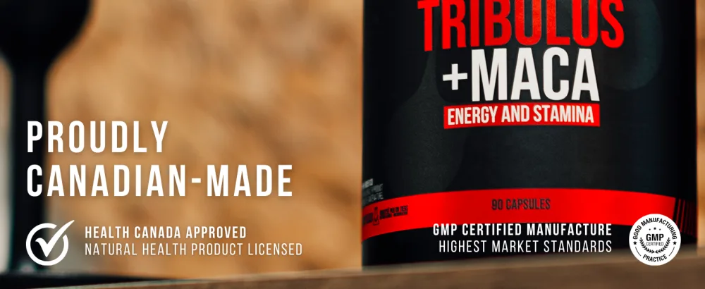 ProteinCo | Tribulus Terrestris & Maca | Natural Energy Performance Testosterone | 90 Capsules - Tribulus Maca