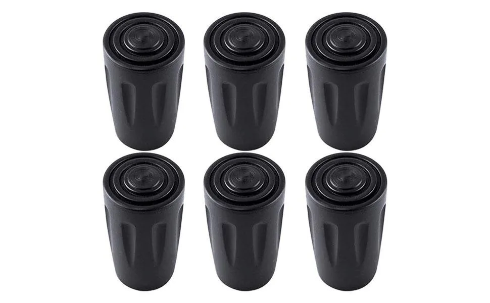 Replacement Rubber Tips for Canes | Rubber Walking Cane Tips - Rubber Leg Tips Cane Accessories for Seniors Walker Leg Caps Rubber Feet No-Slip Grip Extra Stability Frifer - Rubber Tips for Walking Sticks - 6PCS Rubber Walking Stick Tips - Walker Replacement Tips, Rubber