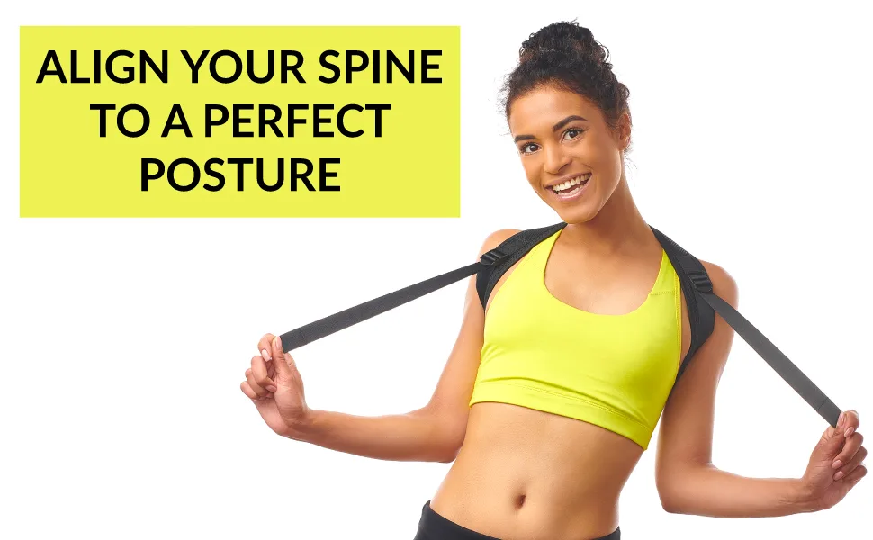 Selbite Posture Corrector for Women Men - Adjustable Back Straightener - Posture Brace - Discreet Back Brace for Upper Back - Comfortable Posture Trainer for Spinal Alignment - Posture Corrector