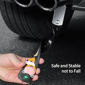 5 Pcs Car Anti Static Ground Belt - Earth Belt Anti Static | Auto Electrostatic Rubber Strap Static Eliminator Grounding Safe for Vehicle Driving Adjustable Fovolat 5 Pcs a - Electrostatic Eliminator