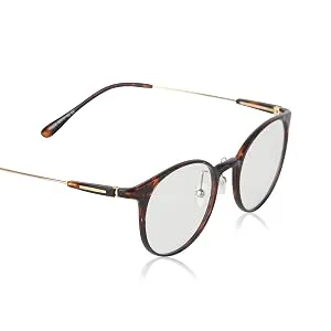 Blue Light & UV Blocking Computer Glasses Aura Modern Style Lightweight Anti-Glare Unisex Tortoise - Le Seven Optical TR2118 Aura blue light blocking glasses