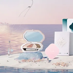 FLORASIS Eastern Romance Eyeshadow Palette(Pearl Edition) (521 Mermaid in Moonlight) - 520 eyeshadow