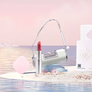FLORASIS Eastern Romance Eyeshadow Palette(Pearl Edition) (521 Mermaid in Moonlight) - M520 lipstick