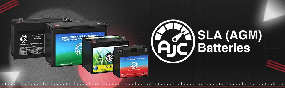 Generac 7500 EXL Portable 12V 18Ah Generator Battery - This is an AJC Brand Replacement - AJC SLA AGM Batteries