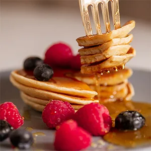 ChocZero's Maple Pecan Keto Syrup - Sugar Free Pancake Syrups - Dark Amber Style (1 Squeeze Bottle, 12oz) - Coconut flour pancake mix