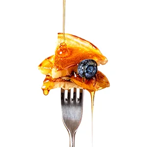 ChocZero's Maple Pecan Keto Syrup - Sugar Free Pancake Syrups - Dark Amber Style (1 Squeeze Bottle, 12oz) - Monk fruit syrup
