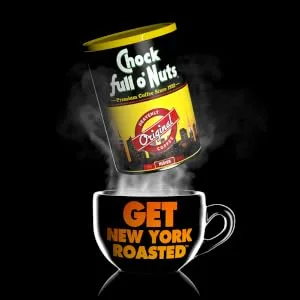Chock Full oNuts Original Roast Ground Coffee, Medium Roast  Coffee Beans  Smooth, Full-Bodied Medium Blend with A Rich Flavor (30.5 Oz. Can) Original Roast 1.90 Pound (Pack of 1) - CFON
